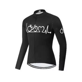Autumn and winter Men s T-shirts, road bike cycling tops, Men s cycling jackets, outdoor sports cycling clothes, road bike long sleeved cycling S