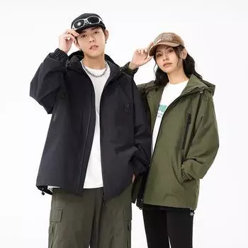 Autumn and Winter Men s Trend Retro Lapel Jacket Loose Fashion Versatile Chenille, Waterproof Jacket S