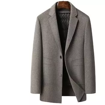 Autumn and Winter Models Take Off White Duck Down Liner Middle-aged and Young People Business Double-sided Casual Warm Jacket 170