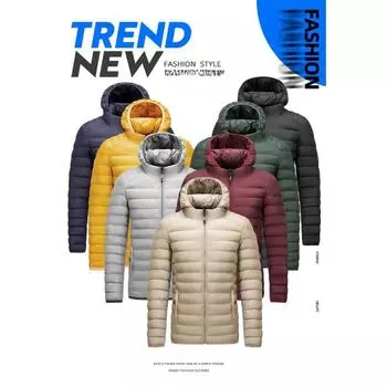 Осенне-зимняя новая 40D водонепроницаемая пленка рибана хлопковая одежда для мужчин среднего возраста и молодых людей куртки больших размеров хлопковая одежда для мужчин L