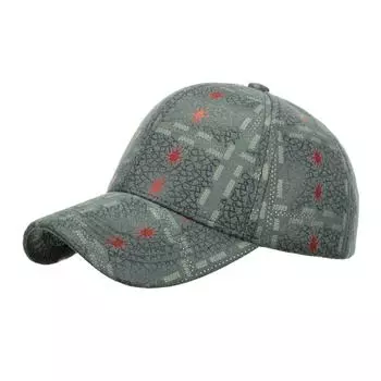 Autumn and winter new bacterial mesh pattern baseball cap cap бежевый