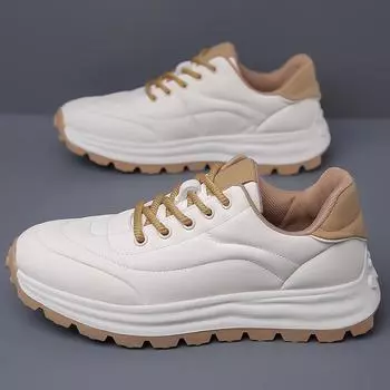 Autumn and winter new Forrest Gump running sneakers men s casual platform white shoes trendy brand versatile dad shoes walking shoes 38