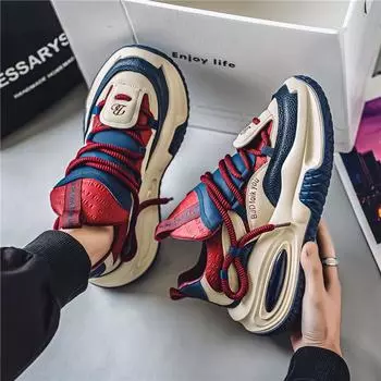 Autumn and winter new heightening dad shoes trend ins casual sports shoes student teenager retro platform men s shoes 39