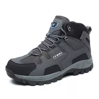 Autumn and winter new high-top mountaineering shoes wear-resistant and non-slip large-size men s shoes off-road outdoor shoes 4647 large-size sports s 37