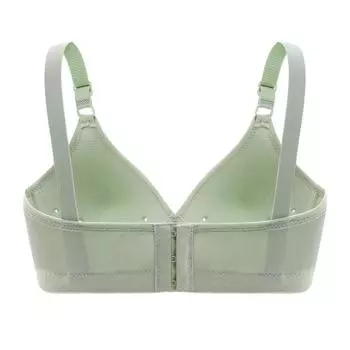 Autumn and winter new latex cotton hole cup bra breathable non-slip no steel ring bra anti-fall women s underwear 36/80BC