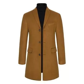 Autumn and Winter New Men s Casual Coat Business High-quality Woolen Coat Jacket M