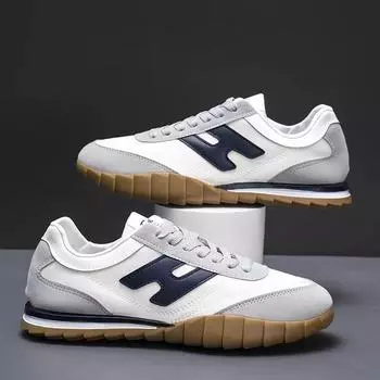 Autumn and winter new men s shoes lightweight sports shoes youth Forrest Gump shoes simple trendy shoes men s casual shoes 39 чёрный