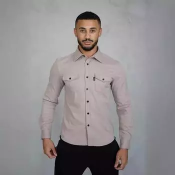 Autumn and Winter New Men s Youth Casual Men s Shirt S тёмно-синий