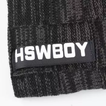 Autumn and winter new velvet long hat scarf set