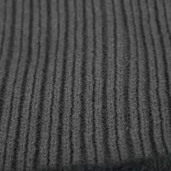 Autumn and winter new velvet needle striped scarf S чёрный