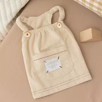 Autumn and Winter Pet Clothes Small Dog Maillard Stain Resistant Suspender Skirt Bigbear Teddy Going Out Vest Dog Clothes S (recommended weight 3-2.5 kg)