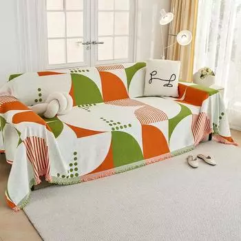 Autumn And Winter Sofa Towel Chenille Sofa Cover Thick Plush Cushion Anti Cat Paw Modern And Simple All Inclusive Cover Towel 90x90cm 1pcs
