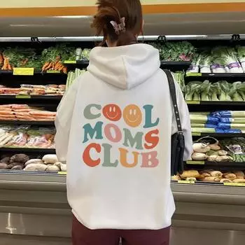 Осенне-зимний свитер с плечами-рукавами, модным принтом с буквами, капюшоном, из бархата, мужской и женский топ-свитер XS серый