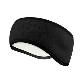 Autumn and Winter Warm Ear Protection Headband Windproof Black One size
