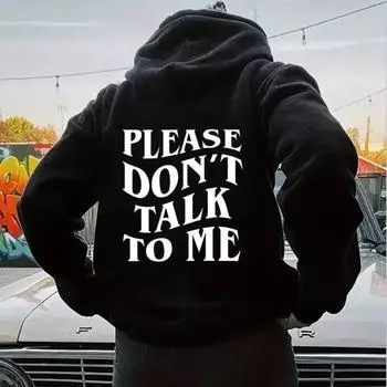 Осенне-зимняя женская одежда, флисовый свитер с круглым вырезом и принтом в виде букв, наплечные рукава XS серый