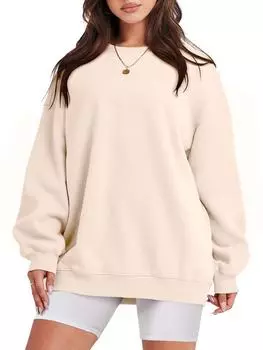 Autumn and Winter Women s Loose Solid Color Velvet Sweatshirt L