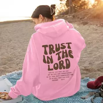 Осенне-зимний женский свободный флисовый свитер с капюшоном и принтом букв Tm, рукава на плечах, модный бренд XS красный