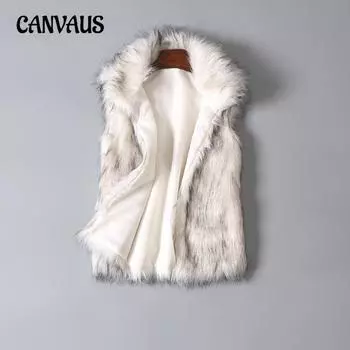 Осенне-зимний женский жилет больших размеров, жилет с воротником-стойкой, куртка, жилет, пальто S