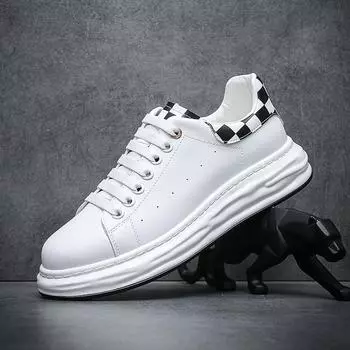 Autumn board shoes men s little white shoes dissolve loose high-soled shoes soft-soled trendy brand Wenzhou men s shoes 38