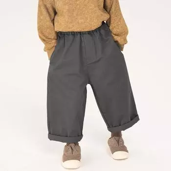 Осенние свободные хлопковые брюки для мальчиков, детские брюки, детские однотонные повседневные брюки, свободные хлопковые брюки для мальчиков 140cm хаки