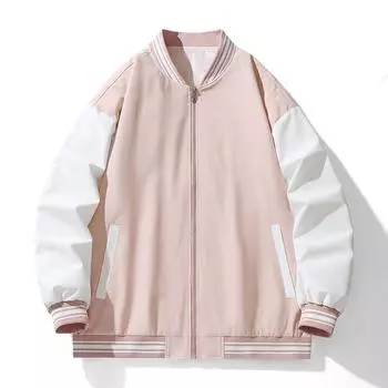 Autumn Coat Collar Coat New Men and Women Loose Spring and Autumn Leisure Windproof Couple Jacket Men M