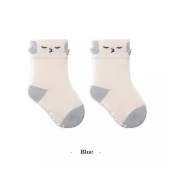 Autumn Cute Baby Socks Warm Cotton Infant Socks Cartoon Baby Tube Socks Antislip Toddler Socks For Kids XS(0-6M)