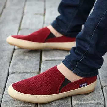 Autumn Fashion Men Canvas Shoes Breathable Men s Casual Slip on Loafers Male Flats Shoe 2024 Fisherman Shoes Zapatos Hombre 39 зелёный