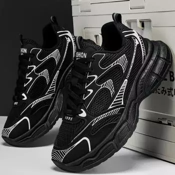 Autumn men s shoes canvas shoes men s Korean version trendy men s mesh versatile sports and leisure shoes flat baseplate shoes 39