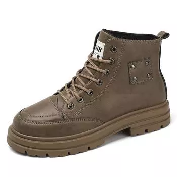 Autumn Men s Shoes High Top Labor Insurance British Boots Work Casual Shoes High Tooling Boots 39