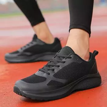 Autumn men s shoes new running shoes breathable mesh travel shoes men s casual shoes large size sports shoes men s 39 темно-серого