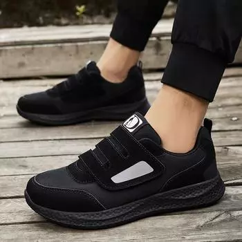 Autumn middle-aged and elderly walking shoes comfortable soft-soled casual sports shoes large size widened non-slip elderly shoes spot 36