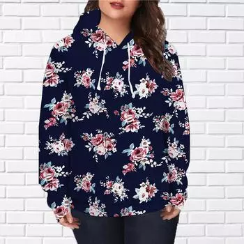 Осенняя новинка 3D-печатная цифровая красная роза с капюшоном женская бейсбольная форма XS зелёный