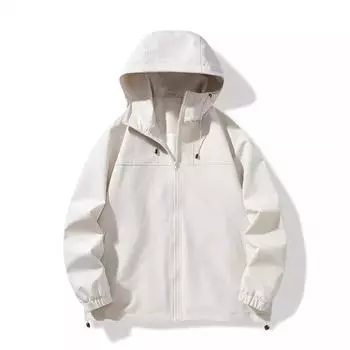 Autumn New Coat Men s Trendy Hooded Jacket Tooling Casual Trendy Sports Jacket Men s Coat Top M чёрный