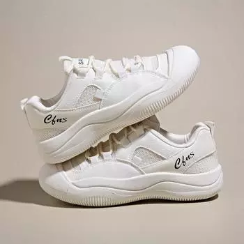 Autumn new Korean version of canvas shoes female ins student breathable casual shoes Internet celebrity street shot white shoes 35