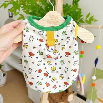 Autumn New Pet Dog and Cat Clothes Teddy Bichon Frise Poodle Small and Medium-sized Dog Vests XS