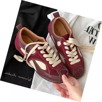 Autumn new thin-soled flat shoes round head casual shoes single shoes women s tide 35