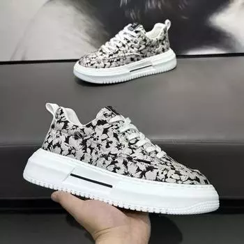 Autumn New Trend Footwear Low Top Sports Casual Men s Shoes Canvas Shoes 40 чёрный