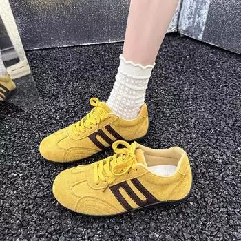 Autumn new versatile shoes ugly cute board shoes women s big head niche versatile student shoes 35
