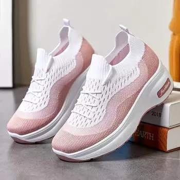 Autumn New Women s Casual Shoes Comfortable Breathable Women s Shoes 36 розовый