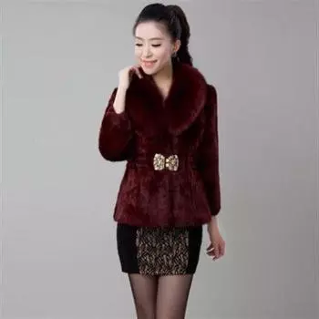 Autumn slim ins new women s clothing imitation Rex rabbit hair imitation fur jacket women s short imitation fox hair S белый