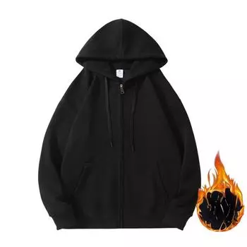 Autumn Solid Color Versatile Low Saturation Loose Cardigan Men s Hooded Sweatshirt Men s Coat Hooded Casual S