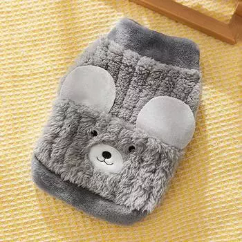 Autumn Warm Pet Bi Xiong Pomeranian Teddy Cat Small Puppy Schnauzer Cat Clothes Winter M (recommended weight 5-4 kg)