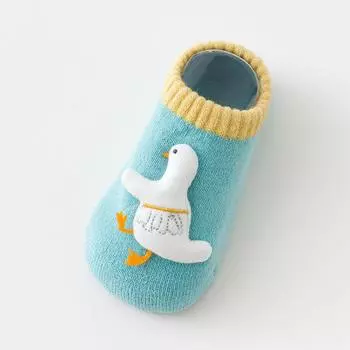 Autumn Winter Anti Slip Short Socks Newborn Infant Boy Girl Cotton Animal Thick Warm Baby Floor Sock Shoes Toddler Accessories S 9-12CM 0-1Y
