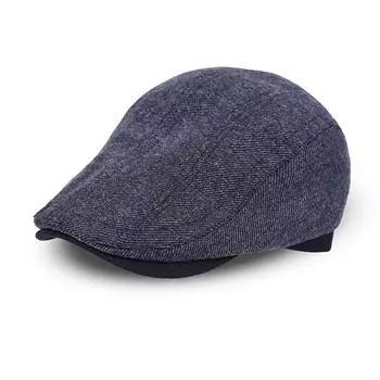 Autumn Winter British Style Peaked Cap Men Retro Progressive Cap Painter Newsboy Cap кофейный
