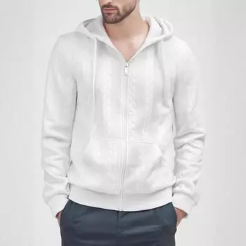 Autumn Winter Drawstring Hoodies Men Knit Hooded Hoodie Man Fashion Casual Long Sleeve Knitting Cardigan Sports Sweatshirts XL