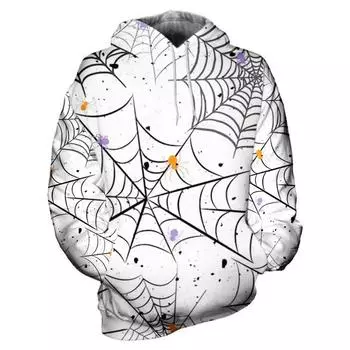 Autumn Winter Halloween Best-selling Loose Hoodie 3D Digital Printing Fashion Adult s Sports Hip-hop Jumper Casual Long Sleeves S