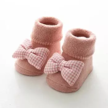 Autumn Winter Thicken Warm Stitch Cotton High Long Socks Cute 3D Doll Boy Girls Floor Clothing for Baby Kid Children Accessories 0-1 years old