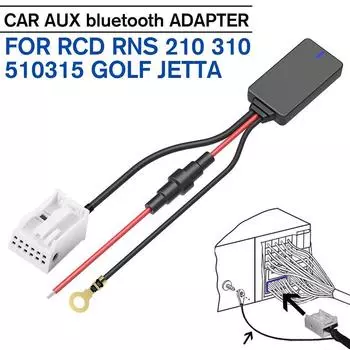 Aux автомобильный MP3 Bluetooth-адаптер музыкальное радио для RCD RNS 210 310 315 510 Golf 5 6