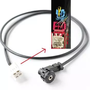 Aux Input Radio Cable Fit For 2000-2007 Mercedes Benz W203 C-Class A2034401808