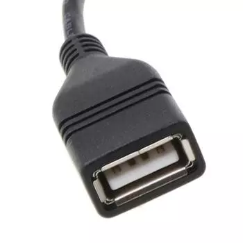 AUX медиа-интерфейс USB-мама аудиоадаптер кабель авто аксессуары для автомобиля чёрный